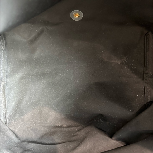 Longchamp Le Pliage Large Tote Bag – Black & Brown Leather Trim - Picture 13 of 14